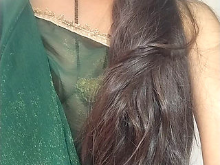 Desi Wife Shari Strip Solo