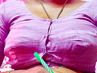 Desi Indian Milf Step Mom Helps Her Step son  to sex.