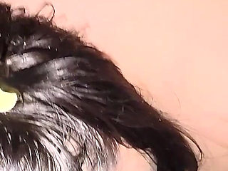 I Have a Big Ball in My Asshole While He Fucks Me, Humiliates Me, Cums and Pisses on My Face