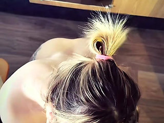 I Suck a Guy From the Hotel in POV in Front of a Mirror