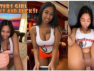 Fucking The Slutty Hooters Waitress!