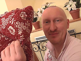 Beautiful teen gets her tight ass fucked in casting threesome