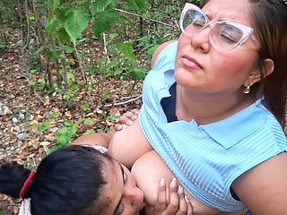 Big Boob Latina Gets Her Tits Sucked