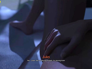 My Pleasure 10: Julian Watches Julia Finger Pussy Moaning His Name Kitchen Boobs