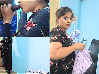 I fuck my big stepsister  she washing clothes