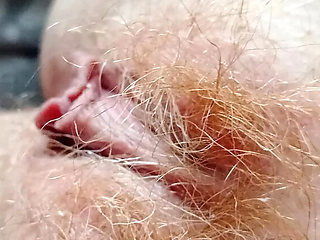 Poutchiee's Red Pussy Close-Up: Petite MILF Homemade HD