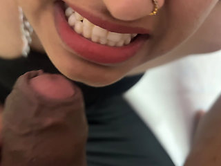 Wife put penis in her mouth Hindi Sex