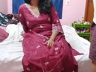 Husband is being naughty in front of her virgin sister in law