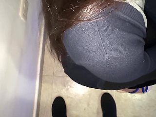 He Shows His Penis to the Big-assed Girl and They End up Having Sex
