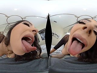 VR babe: Blowjob, Doggystyle  Virtual Reality Porn