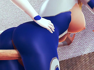 Invisible Woman Is Getting Fucked with Elastic Dick. Parody