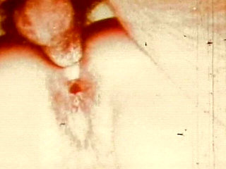 Sepia Vintage Anal Loop with Close-up Retro Backdoor Worship