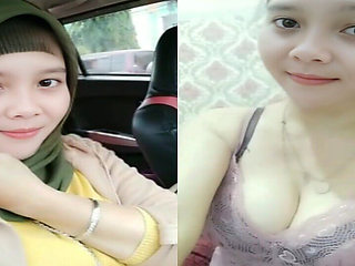 Beautiful Hijab Infonesia with Her Smooth