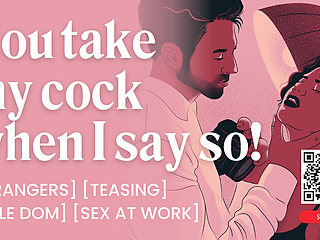 ASMR Audio Porn: Male Dom Photographer Fucks His Model at Work - Teasing & Public Sex - Erotic Audio Roleplay for Women