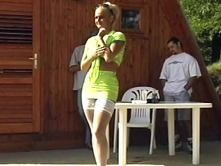 Blonde Amateur Sucks Cock and Gets Pounded Hard