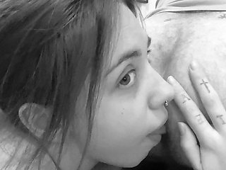 Pornellia Sucking Hard with Tongue a Beautiful Asshole