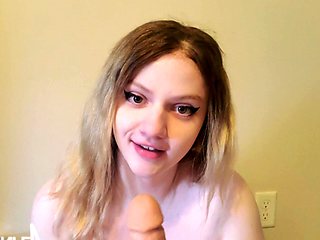 AMATEUR BIGTIT BLONDE TEEN MASTURBATES IN STALKINGS