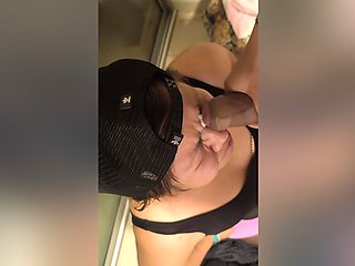 Single Stepmom Sucks It All Day Long