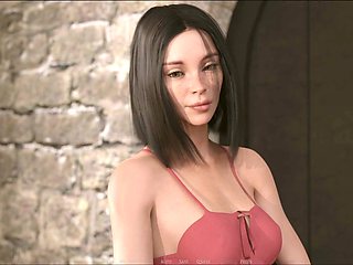 Steamy stories with a hot brunette and big assets in this adult visual novel gameplay