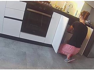 Wife Fucks A Neighbor In The Kitchen. Real Cheating