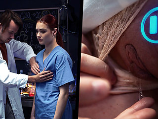 18 Yo Teen Matty Mila Perez Pranked by Her Boss - Coworker Babe Frozen In Time