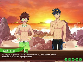 Scene 8 Sex on the beach between Keitaro and Natsumi a