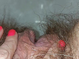 Pissing Woman in the Toilet