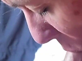 Spanish MILF Blowjob, Cum in Mouth