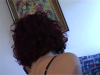 Italian amateur girl filmed with a big cock in her hand