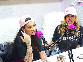 Flavia Oliver Performs Oral Sex On Natasha Steffens During The Recording Of The California Podcast