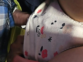 Jessy Gets Groped by Stranger on Subway - Cock in Panties Creampie