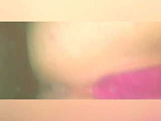 Real Amateur Housewife, Playing at Bathhouse with Pink Dildo in Her Pussy