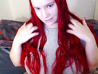 Brushing My Long Red Hair