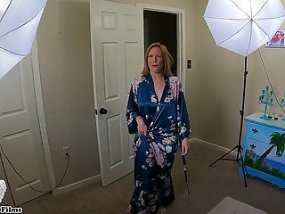 Stepmom Poses Nude For Stepson - Jane Cane, Shiny Cock Films