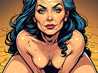 Sticky Honey Babes Retro Comic Art