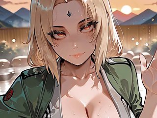 Tsunade, manga porn, compete