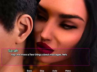 Hot Stepmom And stepsister Topless in Spa In front of Qboy