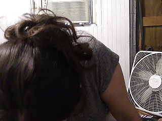 Dirty whore titfucks neighbor