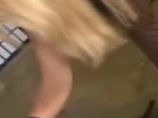 Blonde Dominatrix Locks Her Submissive Lover in Cage