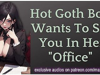 Goth Boss Wants To See You In Her Office Asmr Erotic Roleplay