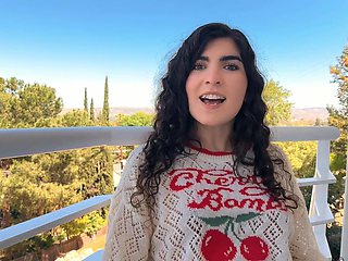 Brunette babes Alex & Nikki indulge in a steamy POV BJ session