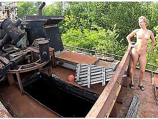 Nudism On An Abandoned Ship
