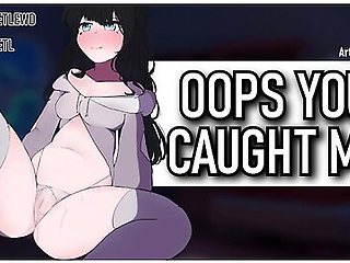 Catching Your Horny Roomate Fingering Herself! Then You Fuck