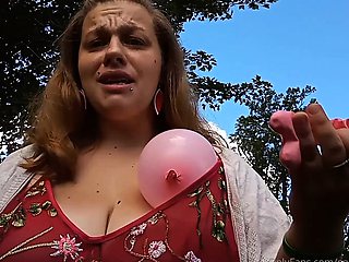 Great Big Boobs On Masturbating Redhead