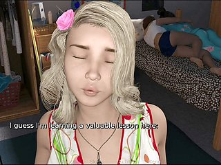 My stepsister and my roommate in a wild college dorm encounter