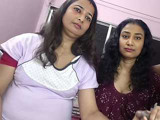 First Ever Bengali Bhabhi's Threesome sex with Stepson, Desi Viral mms in Hindi Audio