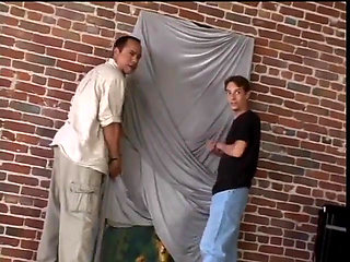 Three dudes take turns ass fucking and double penetrating a black beauty