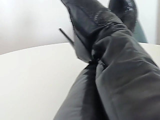 Showing off My Knee High Boots