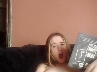 Trying to read while using my vibrator