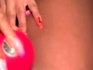 Monika Sweet masturbates her pussy and ass with toy
